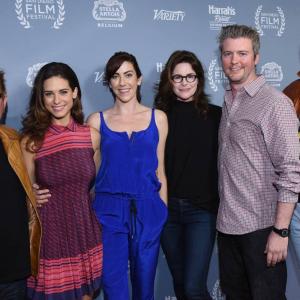 The cast and crew of Moments of Clarity at The 2015 San Diego Film Festival  director Stev Elam Lyndsy Fonseca Kristin Wallace Saxon Trainor producer David J Phillips and writer Christian Lloyd