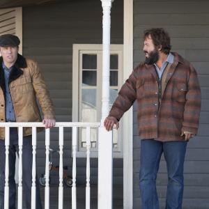 Still of Jeffrey Donovan and Angus Sampson in Fargo (2014)