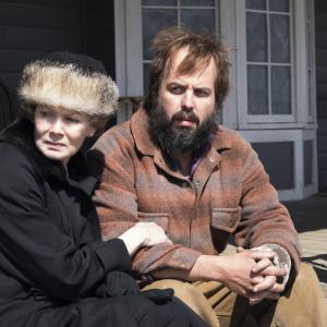 Still of Jean Smart and Angus Sampson in Fargo 2014