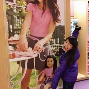 In-store marketing campaign for American Girl.