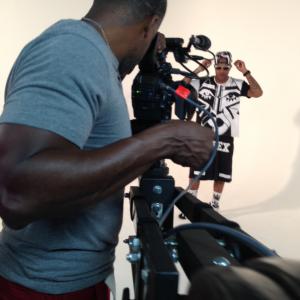 Filming Def Jam's: Verse Simmonds music video 