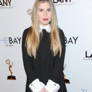 Sainty Nelsen at an Emmy event honoring The Bay the Series