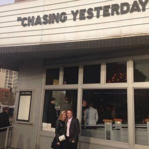 ProducersActors Sainty and Eric Nelsen at the Tribeca Premiere of their movie Chasing Yesterday