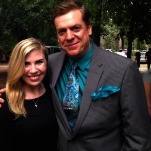 Sainty & Christopher McDonald (Riverboat) on set of the feature film: 