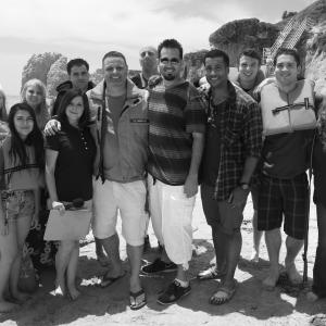 On location in Malibu with the Capsized Cast and Crew