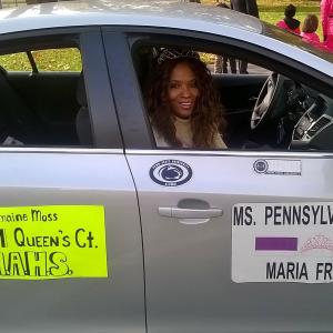 MsPennsylvania 2004 Maria Frisby and 1949 Queens Court Attendant Charmaine Moss in the Middletown Borough Homecoming Parade in 2015