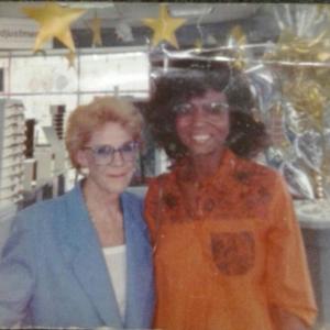 Maria Frisby with Jeanne Cooper(Mrs.Katherine Chancellor} in Arizona in the 1990's.
