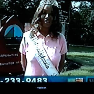 MsPennsylvania 2004 Maria Frisby doing a PSA on WITF Television in Central Pennsylvania in 2004