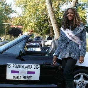 Ms. Pennsylvania 2004 Maria Frisby in the 2014 M.A.H.S. Borough Parade.