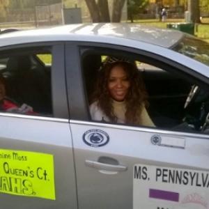 Ms Pennsylvania 2004 Maria Frisby in the 2015 Middletown Borough Parade