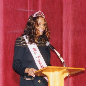 Ms. Pennsylvania 2004 Maria Frisby was a special guest and emcee at the Talent Fest at Middletown Area High School.