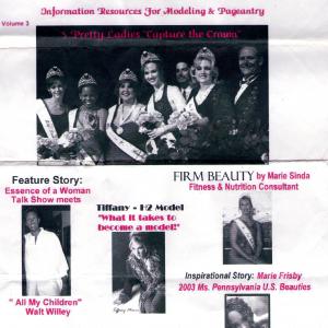 Ms. Pennsylvania 2004 Maria Frisby made the cover and was featured in a national magazine called the H2 Model & Pageantry Magazine.
