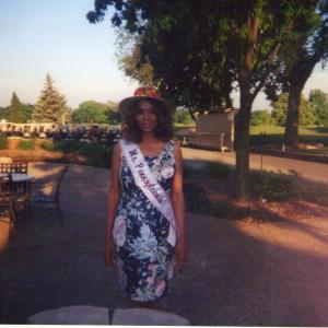 Ms Pennsylvania 2004 Maria Frisby at the 2004 United States All World Beauties National Pageant in Bloomingdale Illinois
