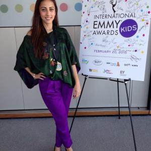 At the 2015 International Kids Emmy Awards, New York.