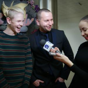 Tominno Kelemen and Jakko Fox, European premiere of BOYS WARS, Nov17, Piestany 2015
