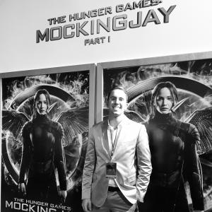 Ryan Svendsen at the red carpet premiere of The Hunger Games Mockingjay Part 1 2014