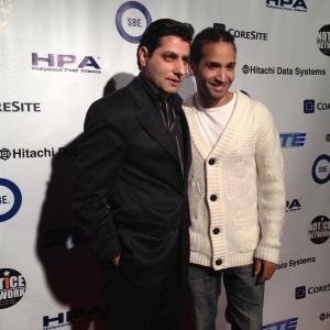 Hollywood TV and Motion Picture mixer party red carpet 2012