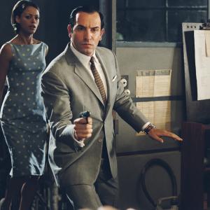 Still of Bérénice Bejo and Jean Dujardin in OSS 117: Le Caire, nid d'espions (2006)