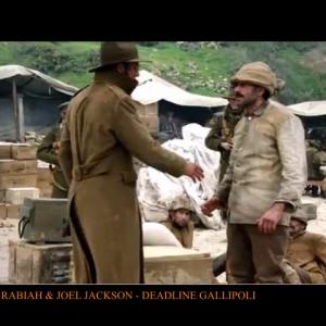 JOEL JACKSON  ROBERT RABIAH  DEADLINE GALLIPOLI  film still Bean  Mehmet