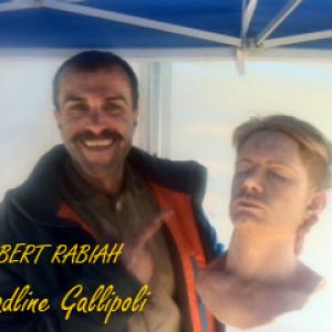 Robert Rabiah  Deadline Gallipoli  film still  on set  DIRECTOR MICHAEL RYMER