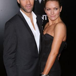 Actors Chris Diamantopoulos and Becki Newton attend the 2008 Tribeca Film Institute Fall Benefit screening of Quantum of Solace at the AMC Lincoln Square theatre on November 11 2008 in New York City