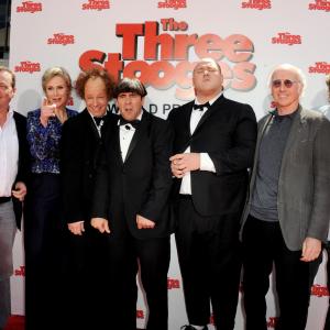 Sean Hayes, Larry David, Chris Diamantopoulos, Bobby Farrelly, Peter Farrelly, Jane Lynch and Will Sasso at event of Trys veplos (2012)