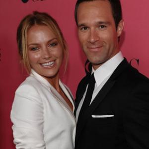 Chris Diamantopoulos and Becki Newton at event of The Victoria's Secret Fashion Show (2008)