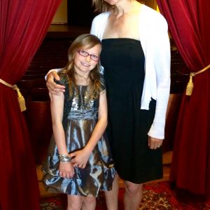 Remi Dunkel and her mom Betsey at the premiere of Bestseller