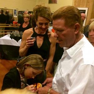Remi Dunkel signing autographs at Bestseller Premiere