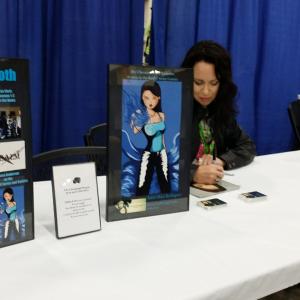 Autograph signing at XCONMB Comic Con