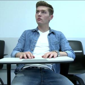 Nathan Shaw as Chris Ash in 'Extra Help' - Directed by Jon Sosidka.