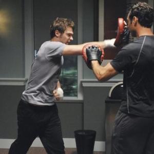Still of David S Lee and Grey Damon in The Nine Lives of Chloe King 2011