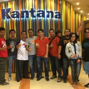 Ary and crew Film Battle of Surabaya at Kantana Studio Bangkok Thailand