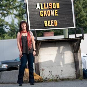 Allison Crowe on location in Cassidy, BC, Canada for filming of 