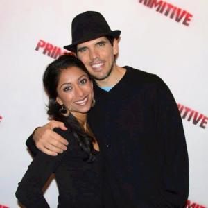 Red carpet release party for Primitive Lovlee Carroll with the films lead actor Matt ONeill