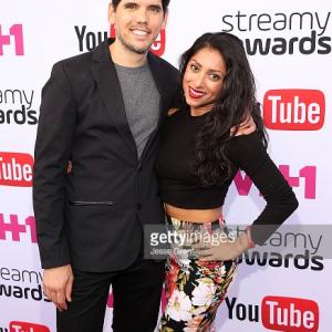 Matt ONeill and Lovlee Carroll at the 5th Annual Streamy Awards 2015 Nominees for The New Adventures of Peter and Wendy