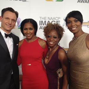 Cas Sigers, Terri J. Vaughn, Vanessa Williams and Tony Goldwyn red carpet at the NAACP Image Awards