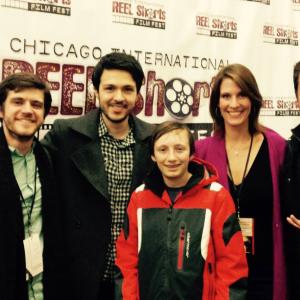 Family Meal CastCrew at the Chicago International REEL Short Film Festival where we won the Audience Choice Award!