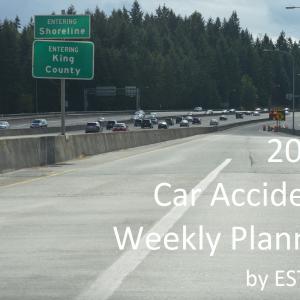 2016 Car Accident Weekly Planner by ESTRA Preorder on ESTRA Car Accident Official Site Comfort your mind and organize your thoughts after a car accident