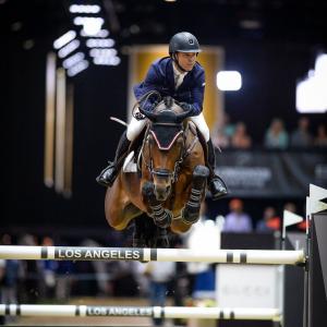 Shell Walker-Cook Creator and Lead Screenwriter of Three Day Event on Location at FEI Longines Grand Prix World Cup Finals with USEF Phenom Kent Farrington ranked #2 in USA and #5 in World Grand Prix Standings at L.A. Convention Center Oct. 4, 2015