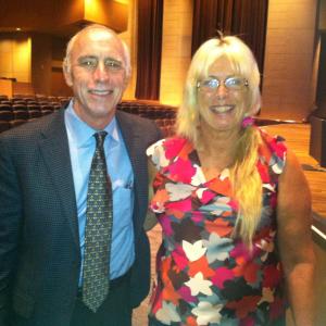 Shell and Paul Pockros MD on location for Curing HEPC in 2015 at the International Liver Symposium