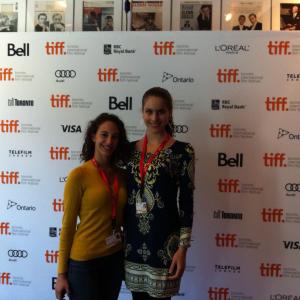 TIFF with fellow actor/producer/director Kristina Esposito