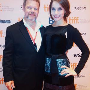 Melinda Michael with founder of Orchard Film Studios, Chris Boots Orchard