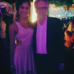 Melinda Michael and revolutionary Canadian director David Cronenberg at TIFF 2014s MAPS TO THE STARS premiere screening and gala