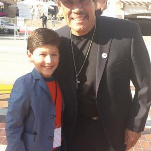 Jorge Vega with Danny Trejo at the 2014 ALMA Awards in Los Angeles