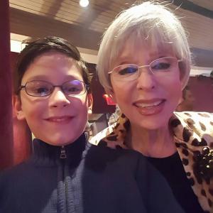 Selfie with Rita Moreno at the premier of Broadways show On Your Feet