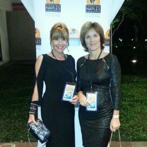 Cindy Joy Goggins and Sylvia Caminer at the Naples International Film Festival for Grace.
