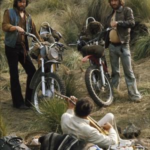 Still of Kris Kristofferson and Donnie Fritts in Bring Me the Head of Alfredo Garcia 1974