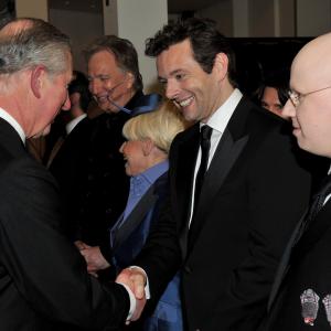 Prince Charles and Michael Sheen at event of Alisa stebuklu salyje 2010