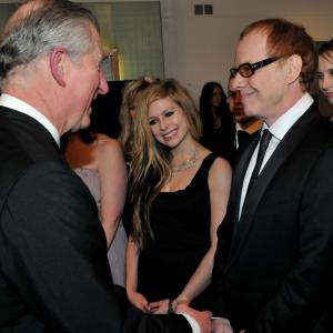 Danny Elfman Prince Charles and Avril Lavigne at event of Alisa stebuklu salyje 2010